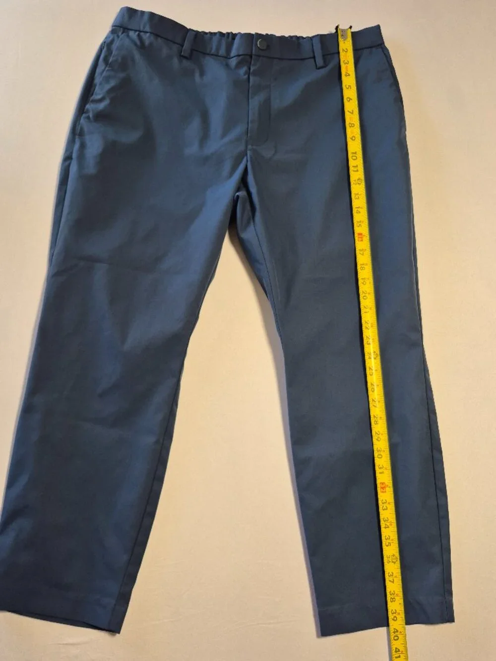Banana Republic Commuter Pants Mens 40x29 Blue Stretch Tech Performance Pants